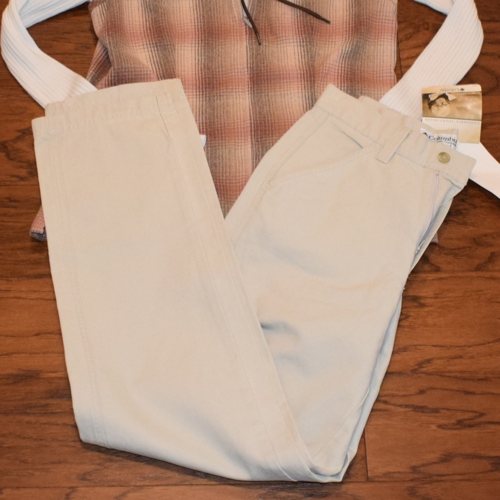 Columbia Khaki Survival Work Pant Sz: 4